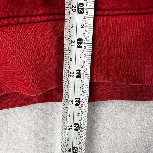 Playboy X Pacsun Sweatshirt Womens SMALL Red‎ Bunny Long Sleeve Crew Neck - Picture 13 of 14